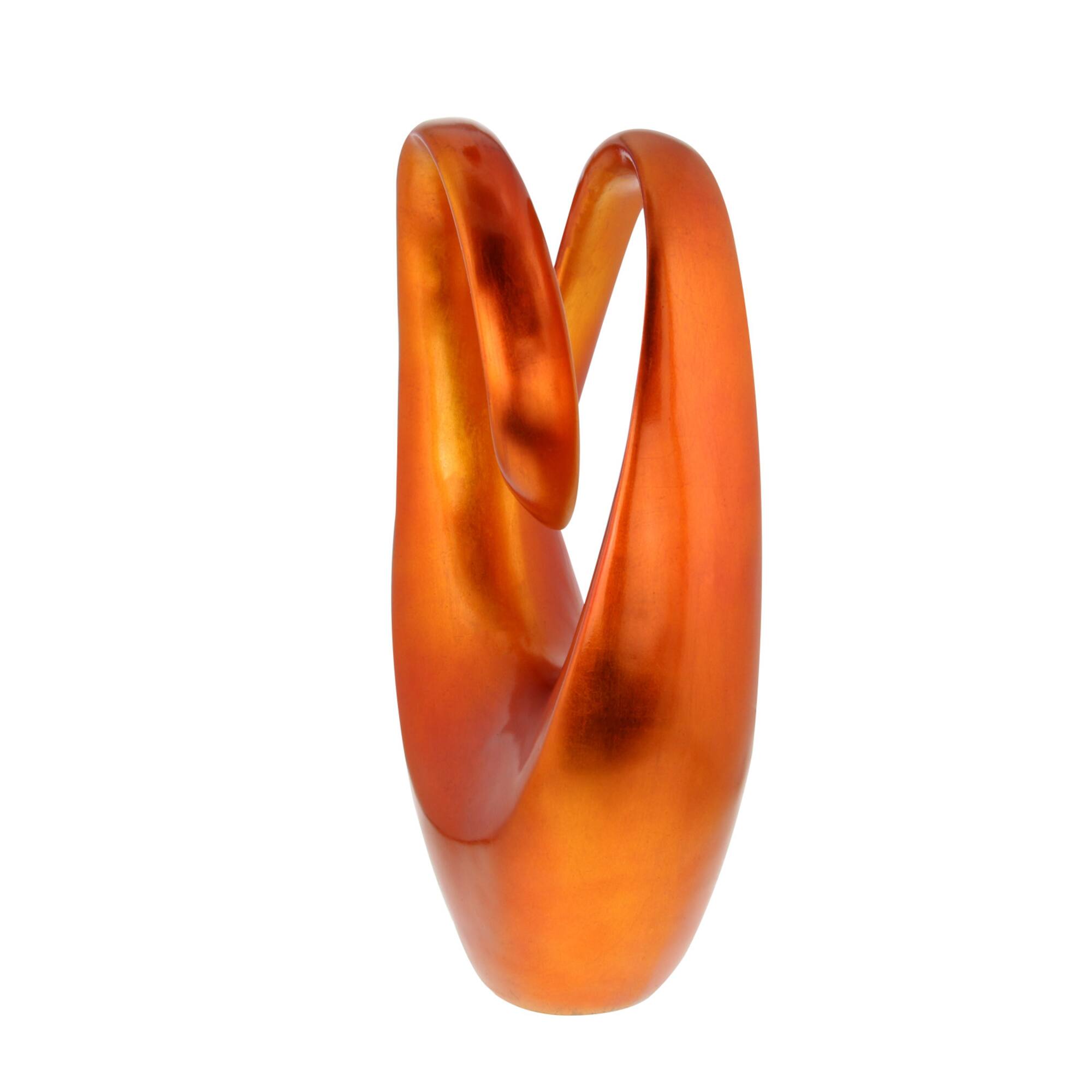 11" Red Heart Abstract Sculpture